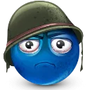 thousandyardstareblueemojiblue