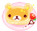 ArtistCafe_rilakkumapancake animated emote - Artist Cafe