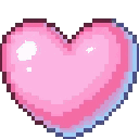 ArtistCafe_spinningpinkheart animated Discord emote - Artist Cafe