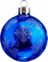 ChristmasBaubleBlue