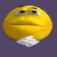 Yellow M&M character with a chin edit making a skeptical thinking face.