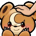 TeddiursaHeadPat TeddiursaHeadPat