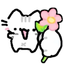 e_z_meow_flower Discord sticker from Unsupervised Adults ¹⁸⁺