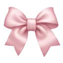 pinkribbonbowemojiiconpng