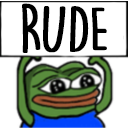 rude Discord sticker - RIZZ HEAVEN | Chill • E-Dating • VC • Events • Friends • Giveaways