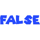 false