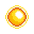A glowing yellow sphere centered inside an ornate gold circular frame.