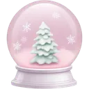 Pinksnowglobe