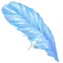5_blue_feather Discord sticker - ۶ৎ　‿　cemetery　 ݁ 　˖
