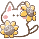 sunflower_kitty Discord Emoji from ᴀᴛʜᴀᴢᴀɢᴏʀᴀᴘʜᴏʙɪᴀ