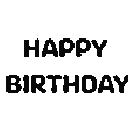 blackhappybirthdaytext