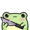 c_mwa_frog_knife Discord sticker | ⎯𖤐darkmatter