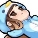 d_nes_PenguinTired Discord Emoji - ⎯𖤐darkmatter