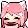 d_nes_CatgirlCoffee Discord Emoji - ⎯𖤐darkmatter