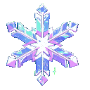 snowflake animated emote from XBorg