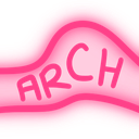 ArchYourBack Discord sticker from The Hidden Lounge 30+