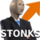 Stonks custom emote - Actress Hub