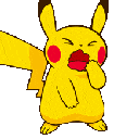 Pikachu yawns widely and then falls asleep with a blue Z symbol appearing above its head.