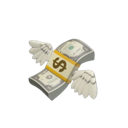 money Discord sticker from 💫 TB3 • 150K/Invite •  BLD 💰
