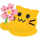 blobcatflower Discord emoji