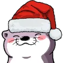 santahat_otter