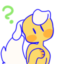 confuseddoggywhite Discord Emoji - #VTuberTH