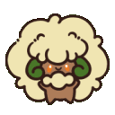 whimsicott animated emote - PokéVault