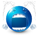 blueCrying Discord emoji