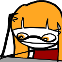 concern Discord sticker from [adult squid] Never Dies