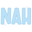 textNah Discord sticker from Μ Λ Υ V Ι L L Ξ🌿