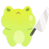 c_mwa_frogknife2 Discord Emoji from ⎯𖤐darkmatter