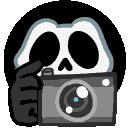 GhostFaceCamera animated Discord emote from 𝑪𝒓𝒚𝒔𝒕𝒂𝒍 𝑴𝒊𝒏𝒆 18+