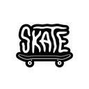 skatelogoskateboardwhitebackgrou