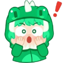 Dino_Shocked Discord emoji