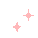 Pink pixelated stars arranged in a horizontal line.