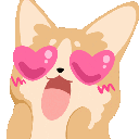 hearteyes animated emote - Maidens Madhouse