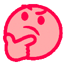 thinkpink animated GIF emoji from Maidens Madhouse