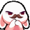 bunny_evil animated GIF emoji - Starpatch