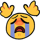 overwhelmedtears custom emote from Maidens Madhouse