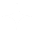 A white four-pointed star shape centered on a solid black background.