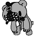 gothferalbear animated emote from Odd Asylum