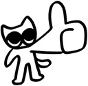 thumbsupcat