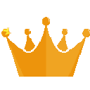 crown animated Discord emote from RIZZ HEAVEN | Chill • E-Dating • VC • Events • Friends • Giveaways