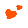 HeartsDarkOrange