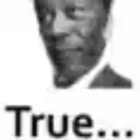 True