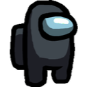 amongusblack Discord emoji