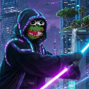 NeonPepe custom emote from Glitching Neon Code Tier 7