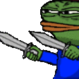Pepe_Stabby_L animated Discord emote from #VTuberTH