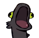 Toothless_Screech Discord sticker from #VTuberTH