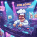 DJSwedishChef animated emote - Glitching Neon Code Tier 7
